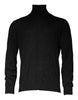 Dolce & Gabbana Black Long Sleeve Turtleneck Men Pullover Sweater