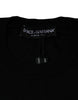 Dolce & Gabbana Black Crown Heart Crew Neck Pullover Sweater