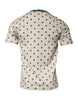 Dolce & Gabbana Beige Graphic Print Polka Dot Cotton T-shirt