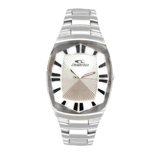 Chronotech Silver Stainless Steel Watch