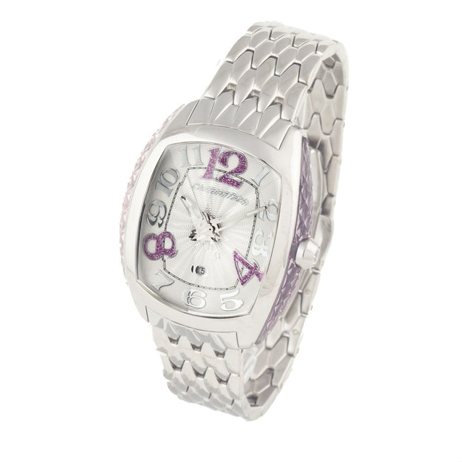 Chronotech Silver Stainless Steel Watch