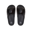 Armani Exchange Black And White Polyethylene Sandal