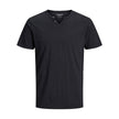 Jack Jones Black Cotton T-Shirt