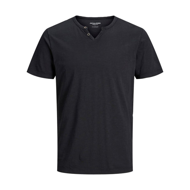 Jack Jones Black Cotton T-Shirt