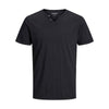 Jack Jones Black Cotton T-Shirt