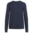 Vila Clothes Blue Viscose Sweater
