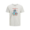 Jack Jones Gray Cotton T-Shirt