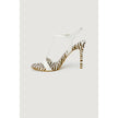 Guess White Leather Sandal