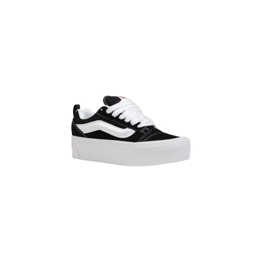 Vans Black And White Suede Leather Sneaker