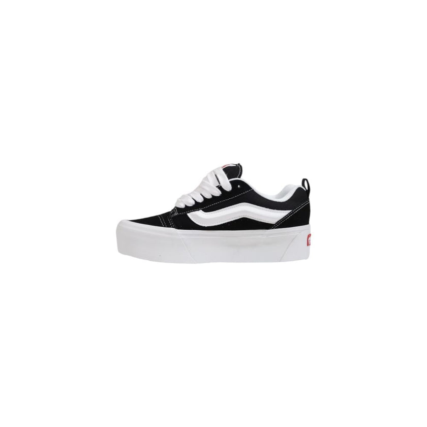 Vans Black And White Suede Leather Sneaker