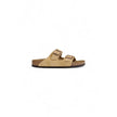 Birkenstock Beige Suede Leather Sandal
