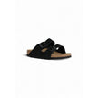 Birkenstock Black Suede Leather Sandal