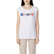 Blauer White Cotton Tops & T-Shirt