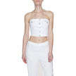 Tommy Hilfiger Jeans White Recycled Cotton Tops & T-Shirt
