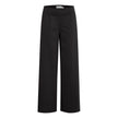 ICHI Black Recycled Polyurethane Jeans & Pant
