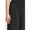 ICHI Black Recycled Polyurethane Jeans & Pant