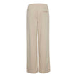ICHI Beige Recycled Polyurethane Jeans & Pant