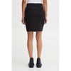 ICHI Black Polyester Skirt