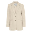 ICHI Beige Recycled Polyester Suits & Blazer