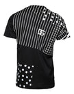 Dolce & Gabbana Black Cotton Polka Dots Round Neck T-shirt