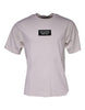 Dolce & Gabbana Beige Logo Cotton Blend Crew Neck T-shirt
