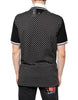 Dolce & Gabbana Black White Stripes Collared Polo T-shirt
