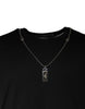 Dolce & Gabbana Black Cotton Necklace Embellished T-shirt
