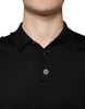 Dolce & Gabbana Black Silk Short Sleeves Men Polo T-shirt