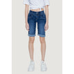 Street One Blue Cotton Short
