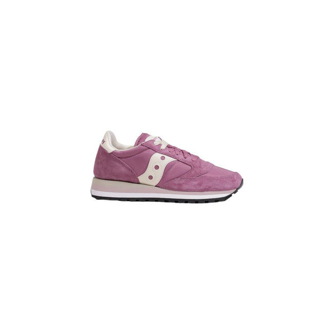 Saucony Pink Suede Leather Sneaker