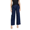 ICHI Blue Cotton Jeans & Pant