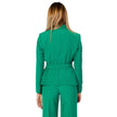 Sandro Ferrone Green Polyester Suits & Blazer