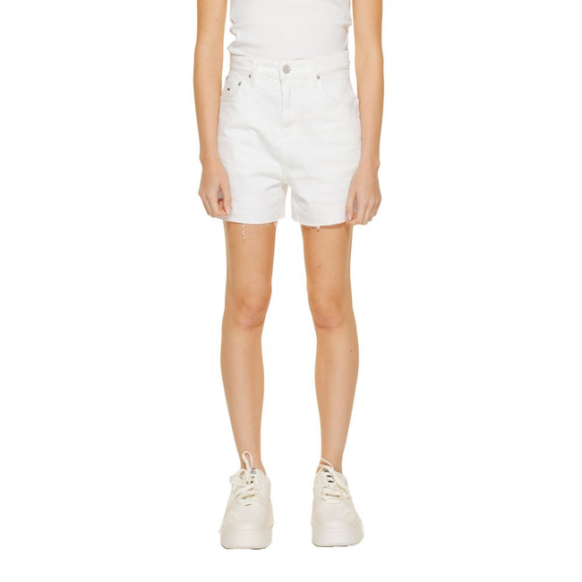 Tommy Hilfiger Jeans White Recycled Cotton Short