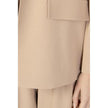 Sandro Ferrone Beige Polyester Suits & Blazer