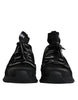 Dolce & Gabbana Black Sorrento Logo Men Sneakers Socks Shoes