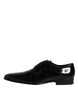 Dolce & Gabbana Black Leather Lace Up Derby Formal Shoes