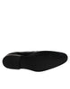 Dolce & Gabbana Black Leather Lace Up Derby Formal Shoes