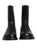 Dolce & Gabbana Black Horse Leather Mid Calf Boots Shoes