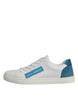 Dolce & Gabbana White London Calf Leather Sneakers Shoes