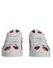 Dolce & Gabbana White Devil Face Portofino Sneakers Shoes