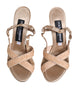 Dolce & Gabbana Beige Keira Slingback Heels Sandals Shoes