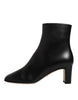 Dolce & Gabbana Black Jackie Leather Mid Calf Boots Shoes