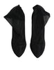 Dolce & Gabbana Black Silk Stretch Mesh Sock Boots Shoes