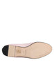Dolce & Gabbana Light Pink Velvet Slip On Loafers Flats Shoes