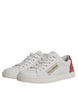 Dolce & Gabbana White London Calf Leather Sneakers Shoes