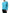 Boutique Moschino Blue Round Neckline Long Sleeves Blouse Top
