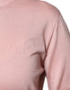 Dolce & Gabbana Pink Wool Knit Button Down Cardigan Sweater