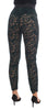 Dolce & Gabbana High Waist Floral Lace Slim Trousers
