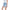 Tommy Hilfiger Jeans Light Blue Recycled Cotton Skirt