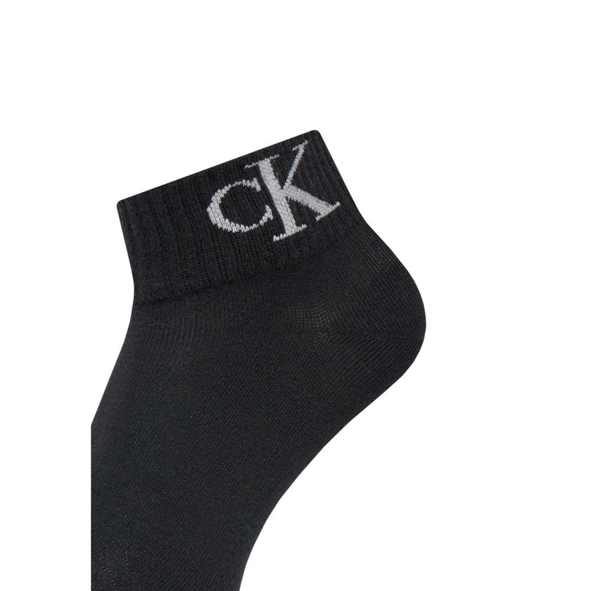 Calvin Klein Jeans Black Cotton Tights & Sock